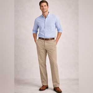 Vineyard Vines Men's Khaki Chinos in Beige